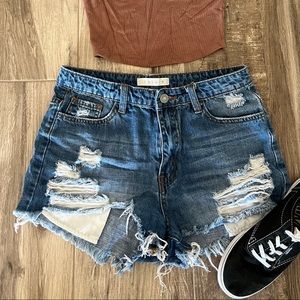 Jean shorts